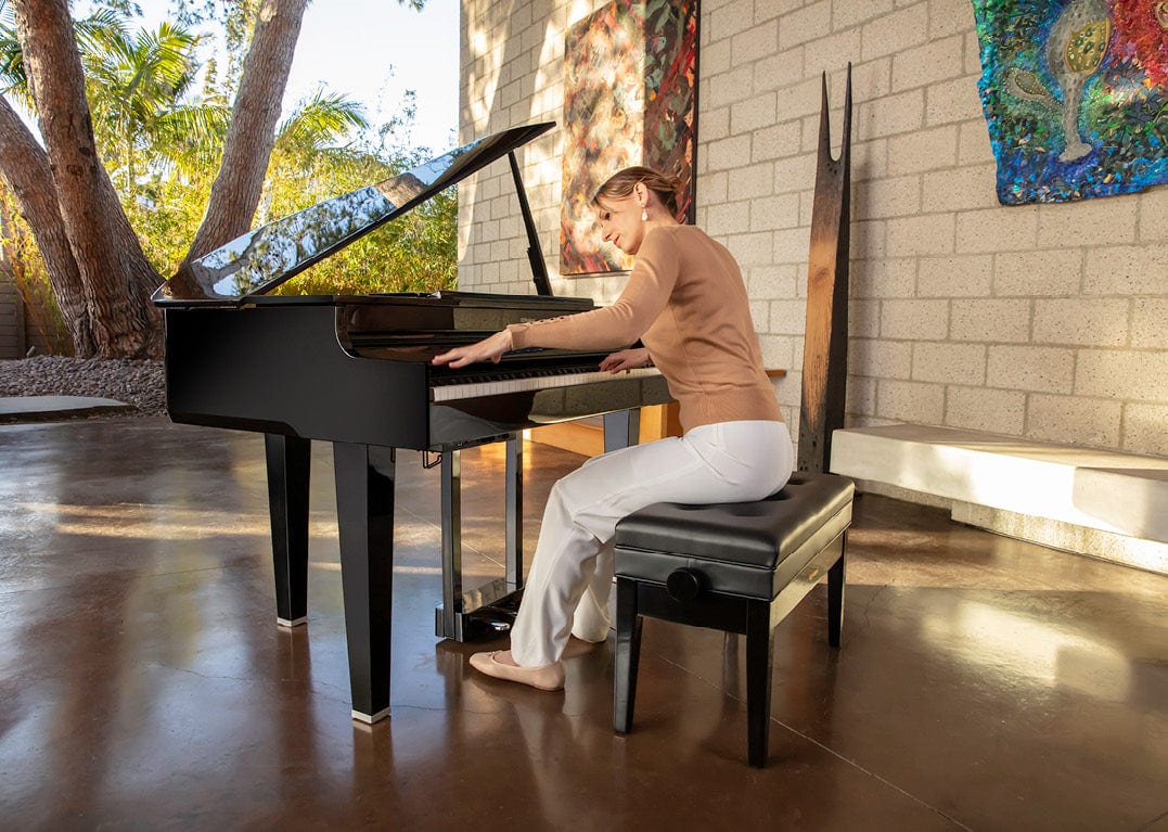 Roland GP6 Digital Grand Piano; Polished White Value Package
