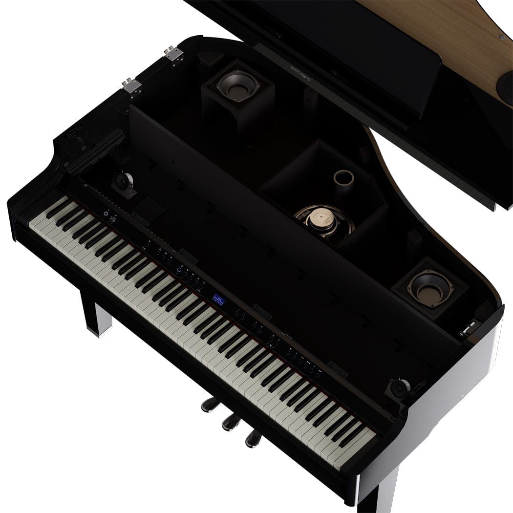 Roland GP6 Digital Grand Piano; Polished White Value Package