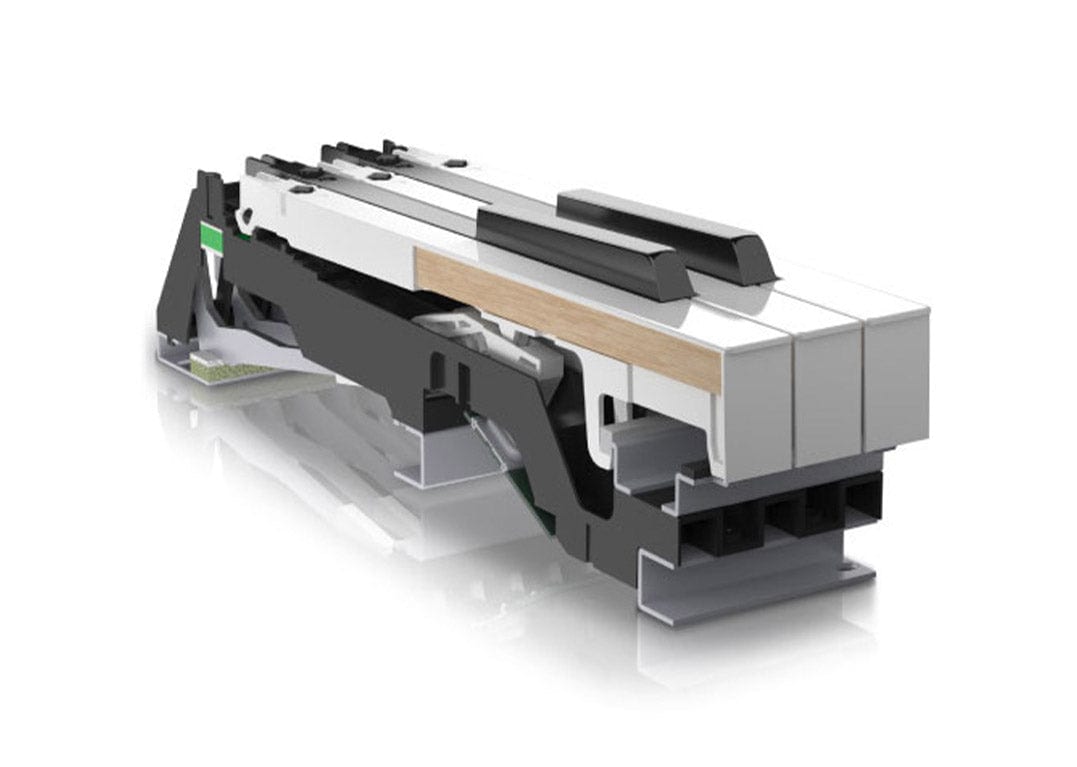 Roland GP9 Digital Grand Piano; Polished Ebony Concert Package