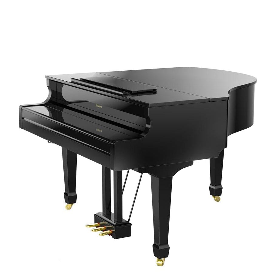 Roland GP9 Digital Grand Piano; Polished Ebony Concert Package