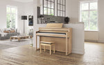 Roland HP702 Digital Piano; Light Oak
