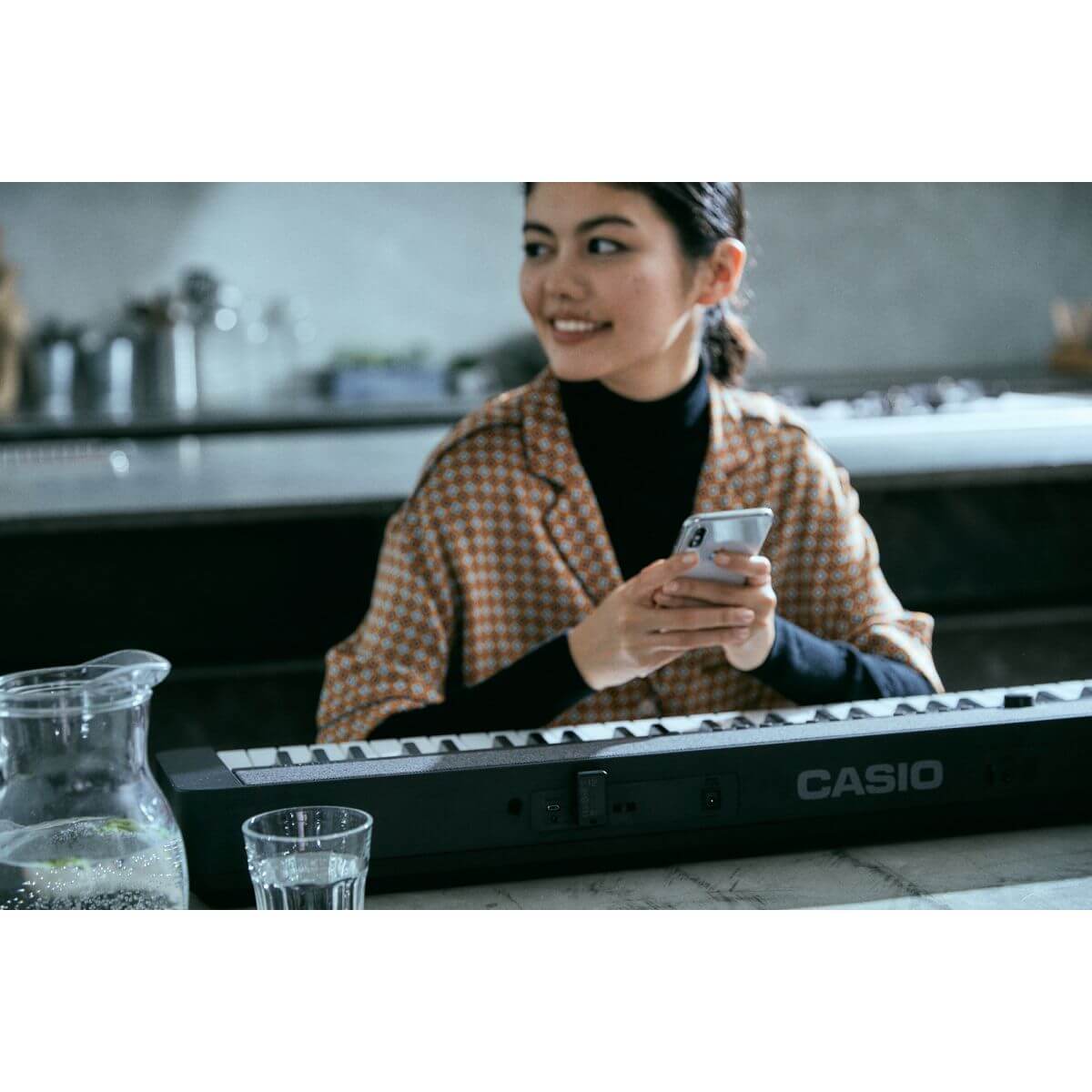 Casio CT-S1 Portable Piano Keyboard; Black