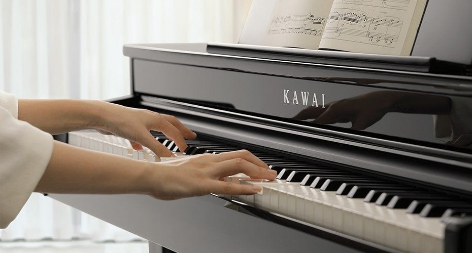 Kawai DG30 Polished Ebony Digital Grand Piano Concert Package | Free Delivery & Installation