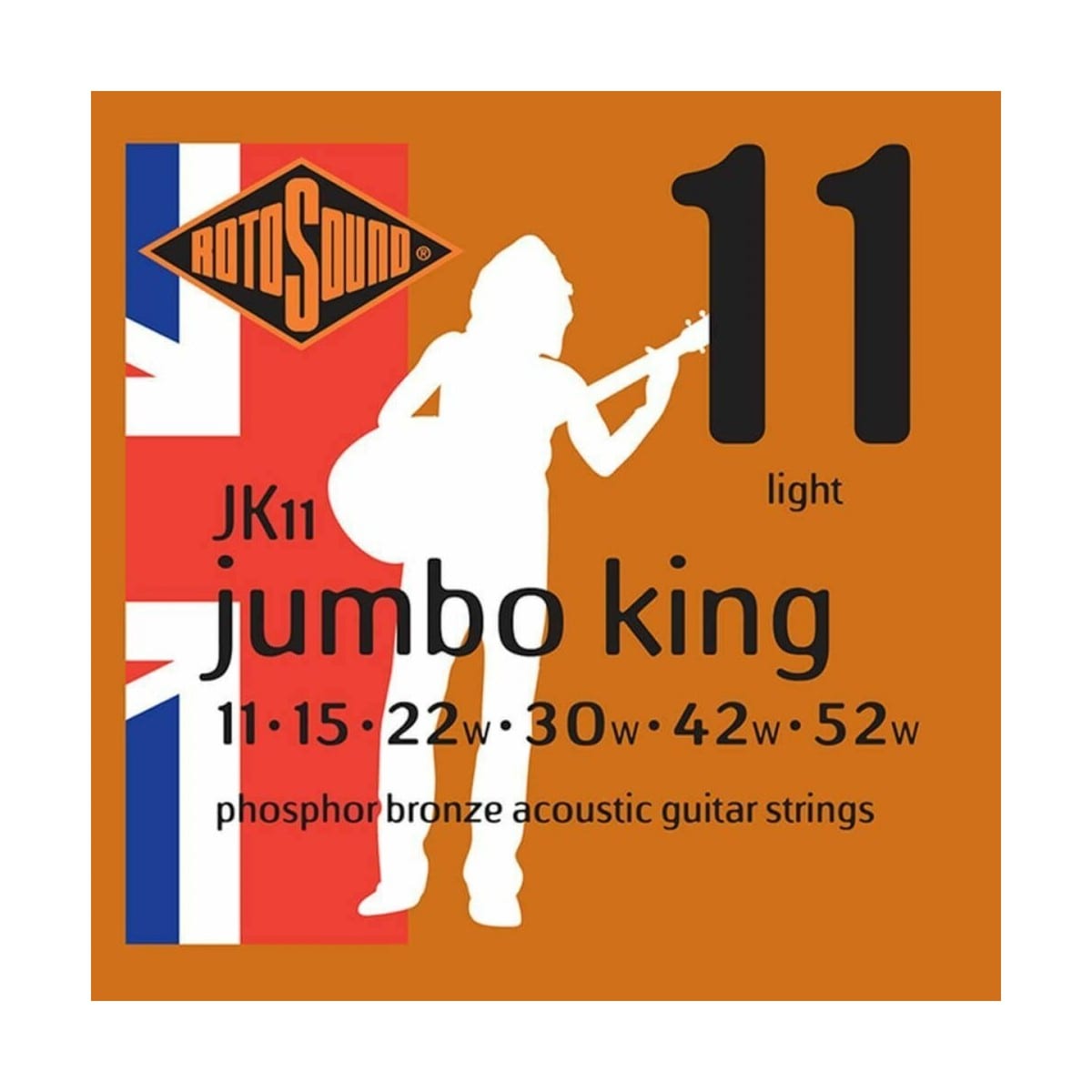 Rotosound JK11 Roto Bronze Acoustic Guitar String Set