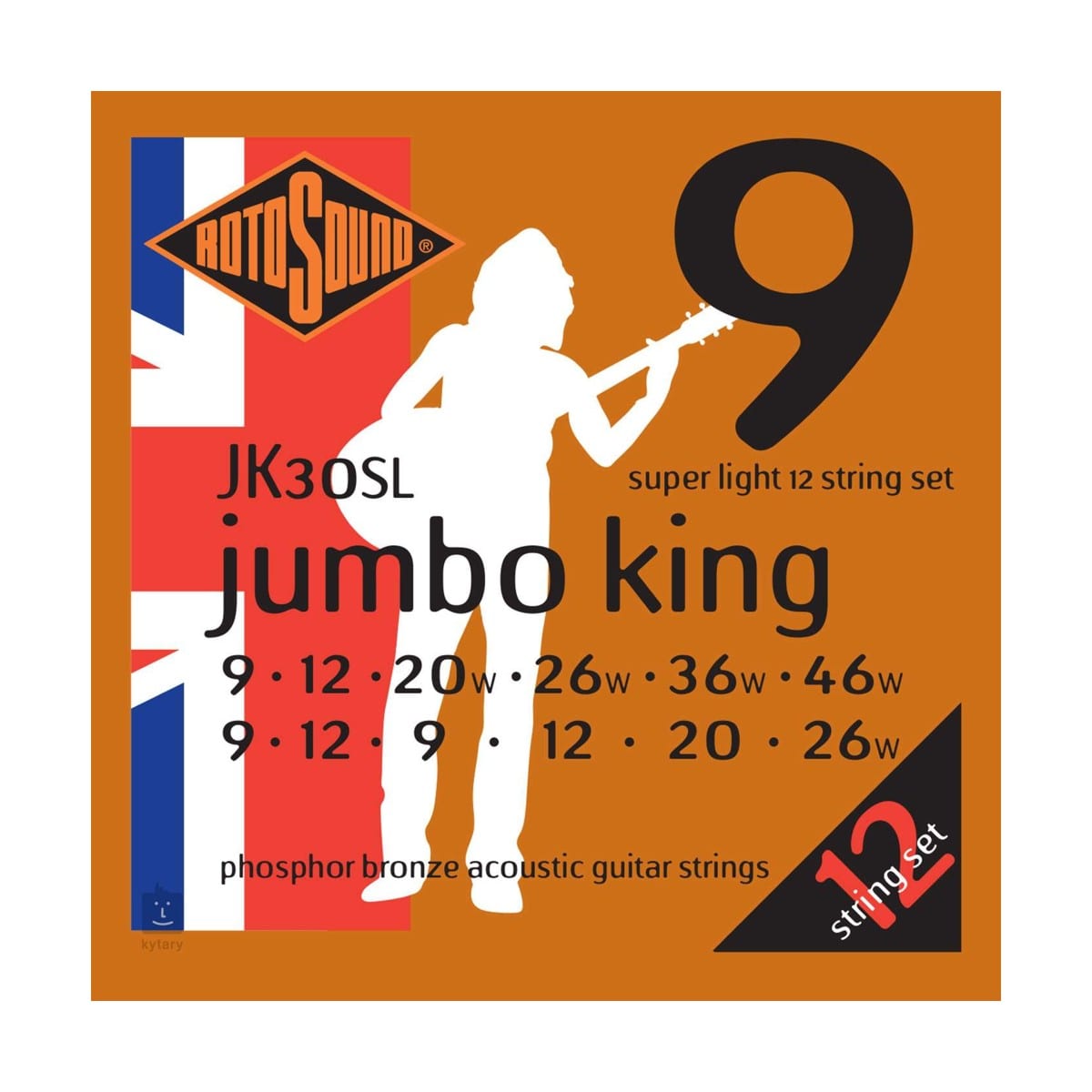 Rotosound JK30SL Roto bronze 12 string set