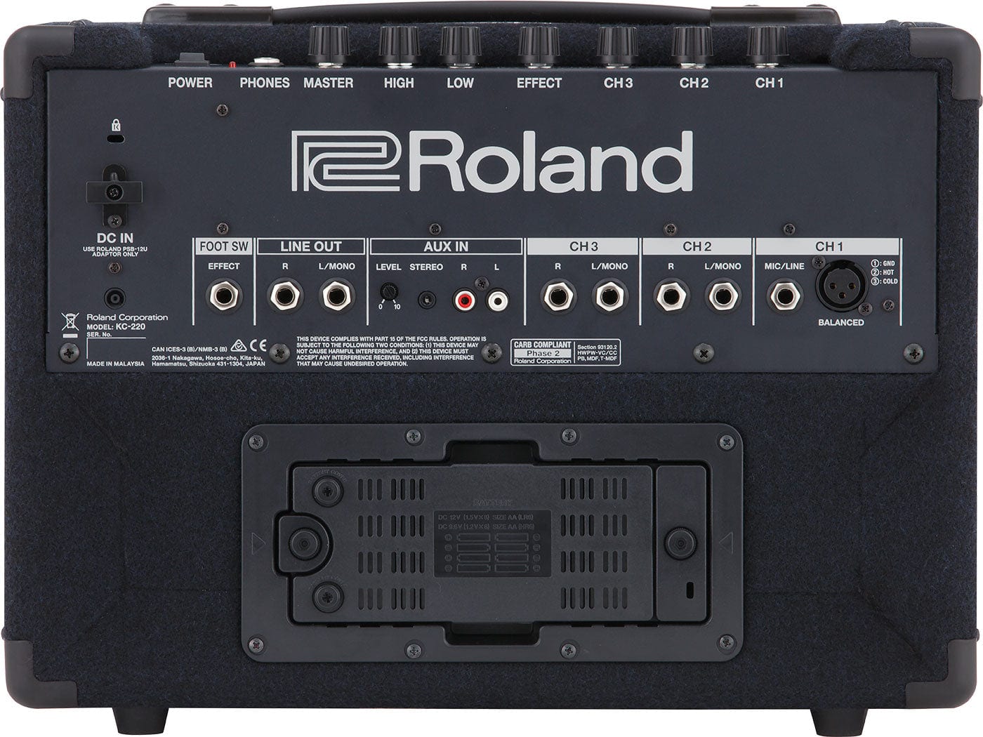 Roland KC220 30w Stereo Battery Powered Keyboard Amplifier