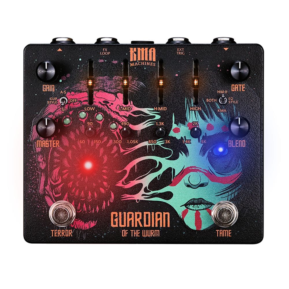 KMA Machines Guardian Of The Wurm Distortion Guitar Effects Pedal