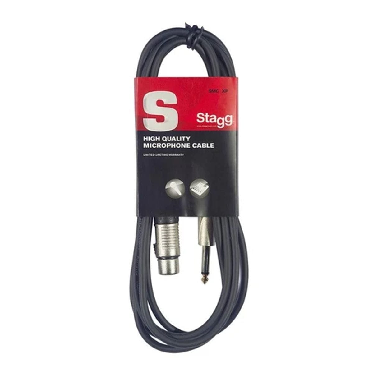 Stagg NMC10XPR XLR to Mono Jack Microphone Cable 10m