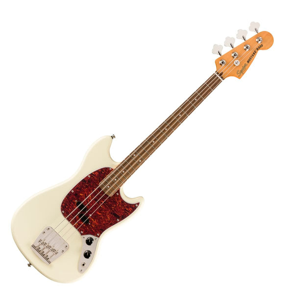 Squier Classic Vibe 60s Mustang Bass Laurel Olympic White