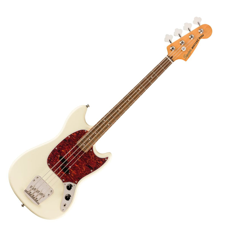Squier Classic Vibe 60s Mustang Bass Laurel Olympic White