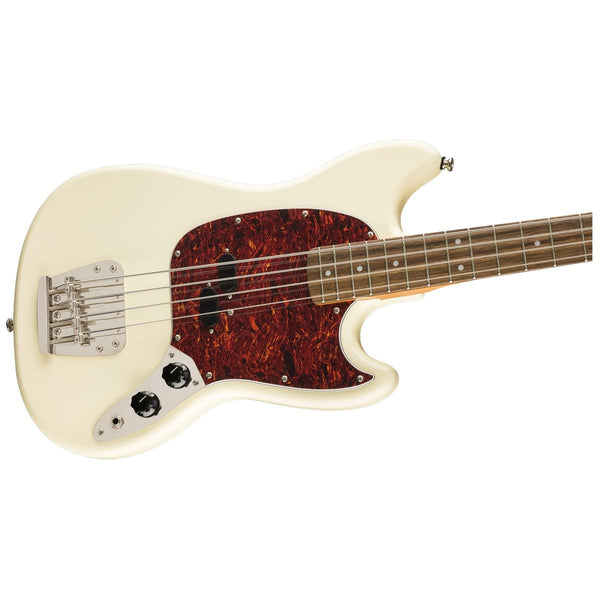 Squier Classic Vibe 60s Mustang Bass Laurel Olympic White