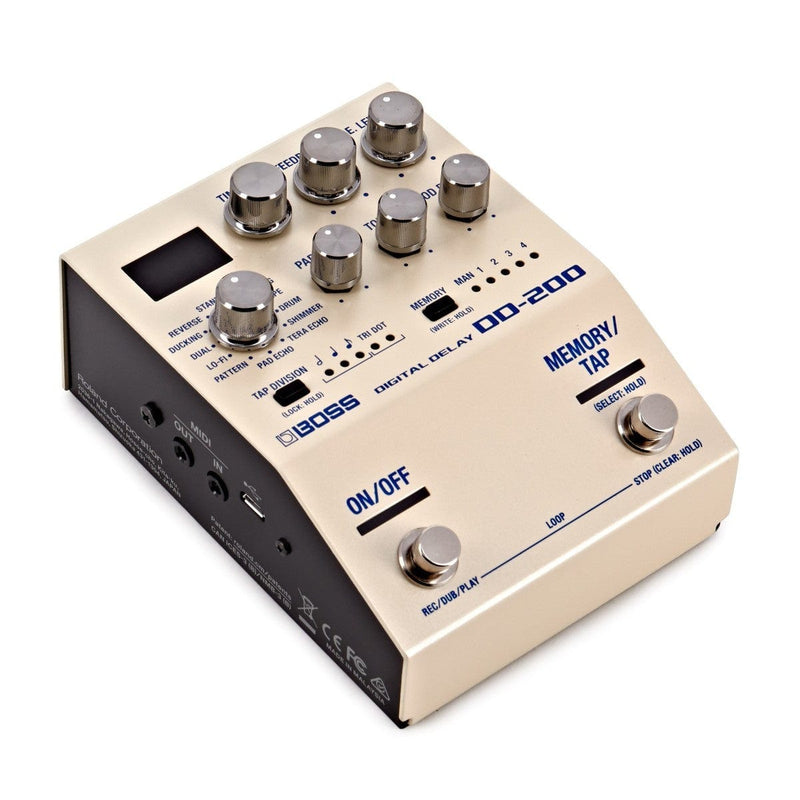 Boss DD-200 Digital Delay Guitar Effects Pedal