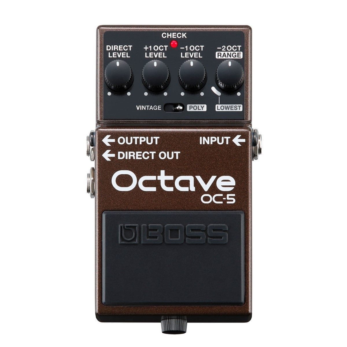 boss bass pedals Boss OC5 Polyphonic Octave Guitar & Bass Effects Pedal