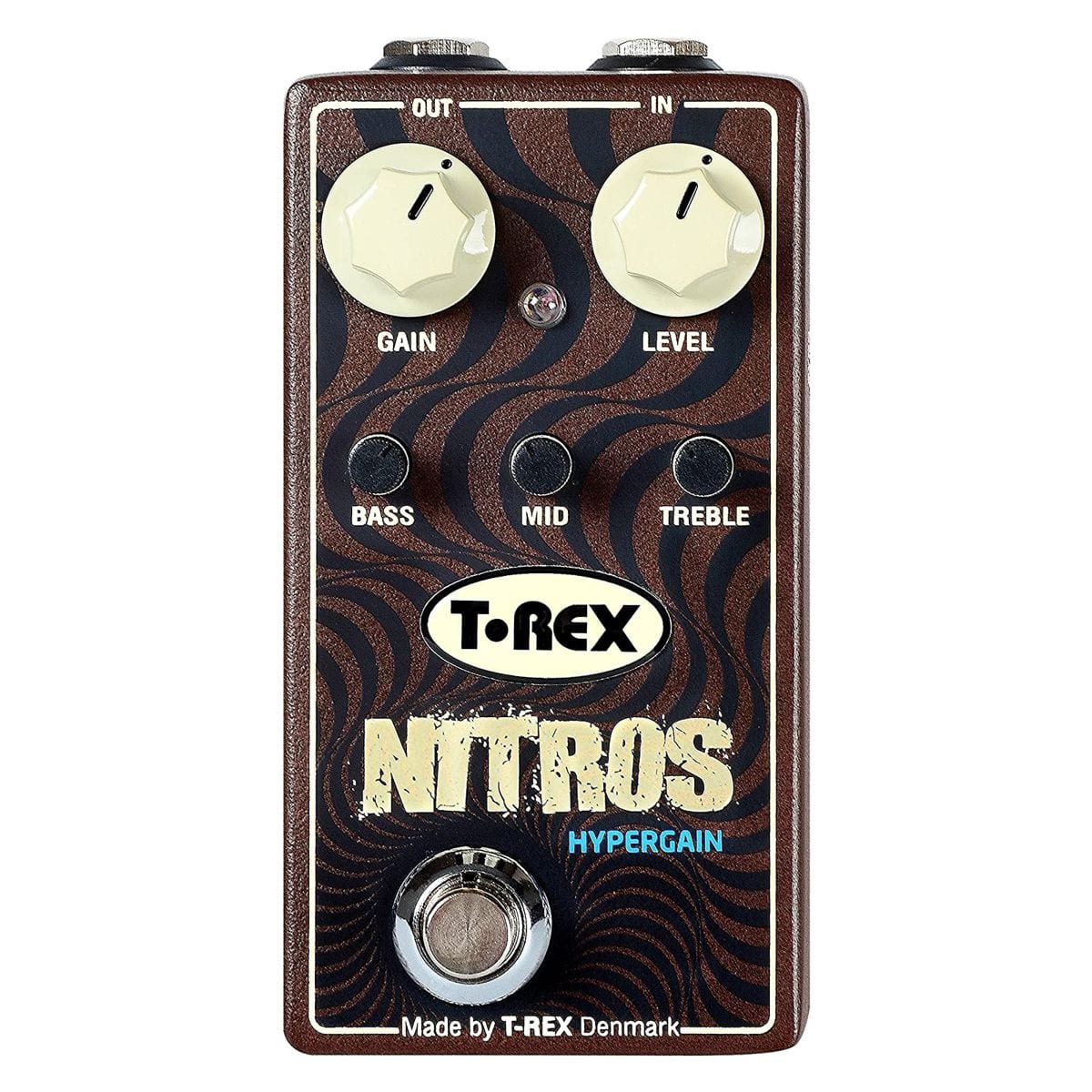 T REX Nitros Hypergain Distortion Guitar Pedal