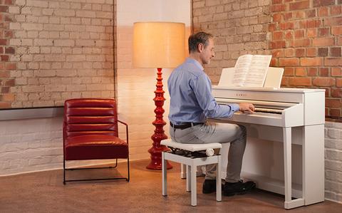 Kawai CA401 Satin White Digital Piano Value Package