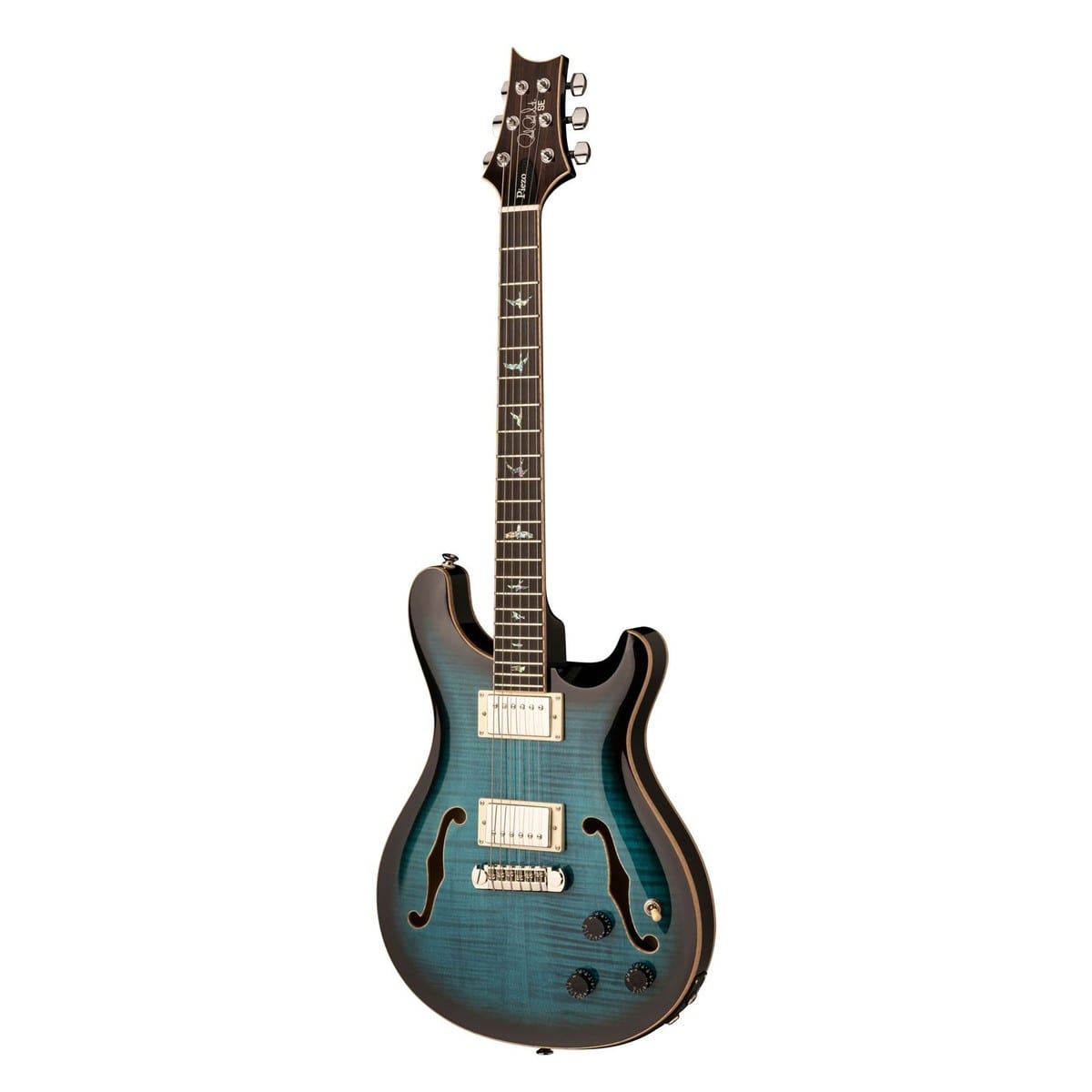 PRS SE Hollowbody II Piezo Peacock Blue Guitar