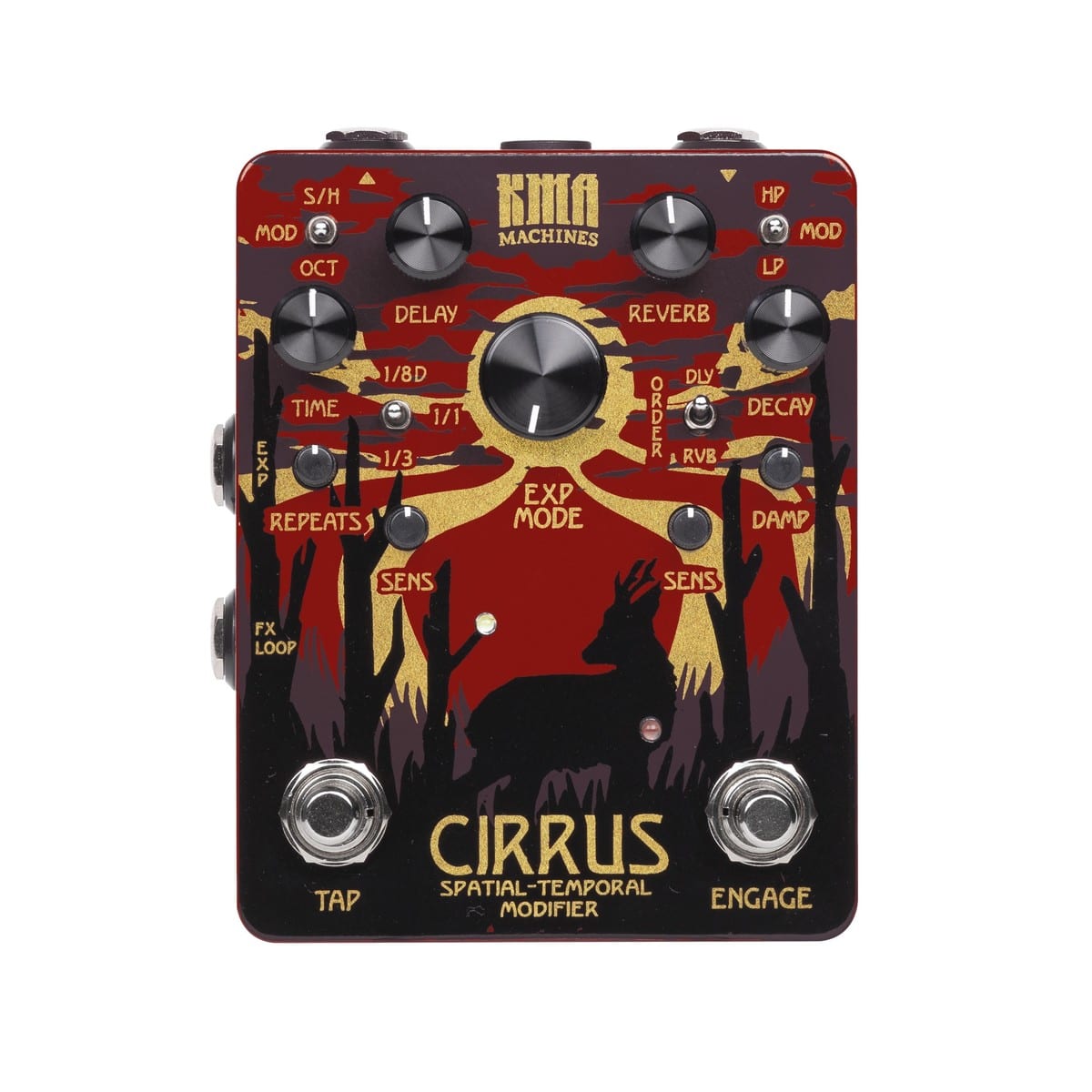 KMA Machines Cirrus Delay Reverb Guitar Pedal