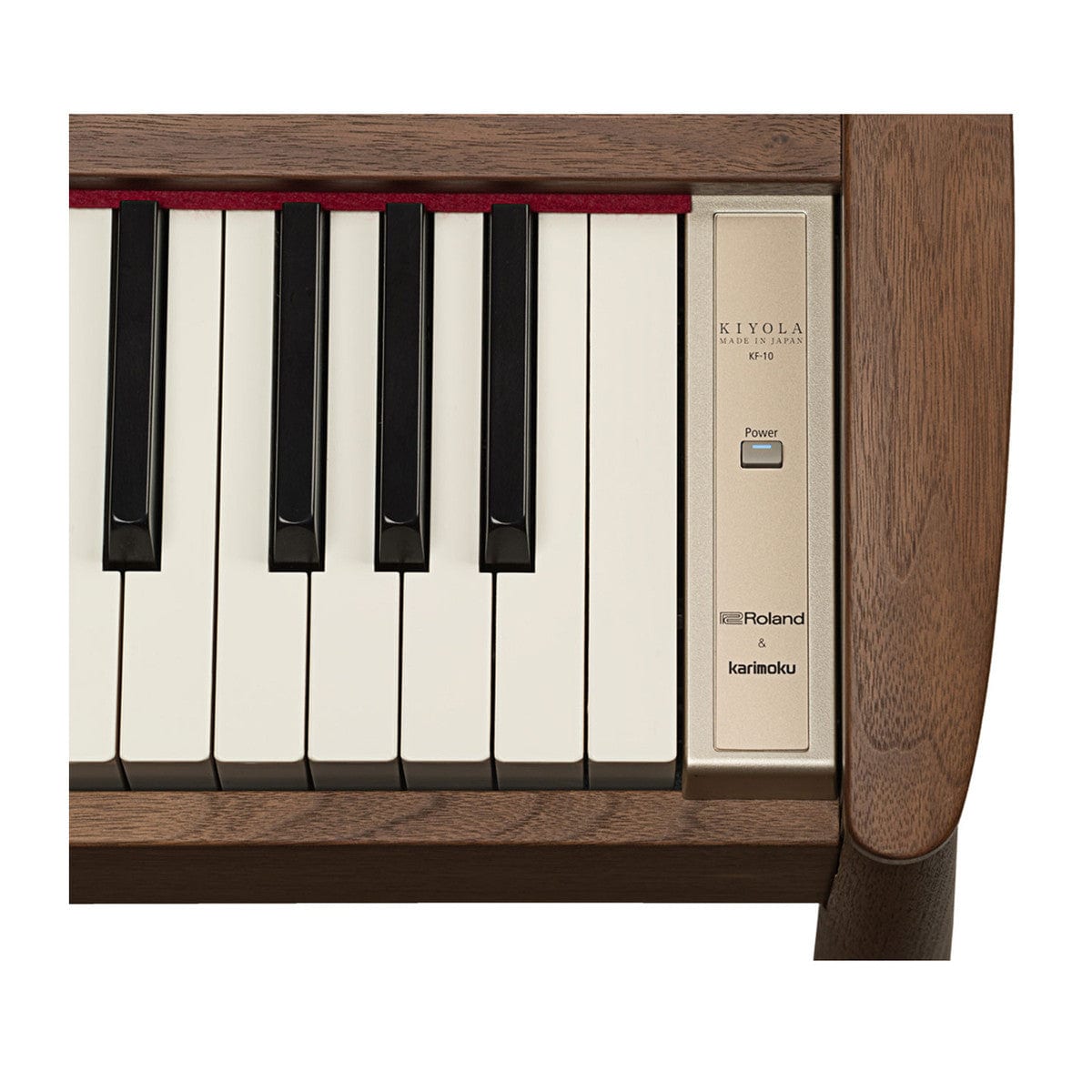 Roland Kiyola KF10 Artisan Digital Piano With Solid Wood Cabinet; Walnut