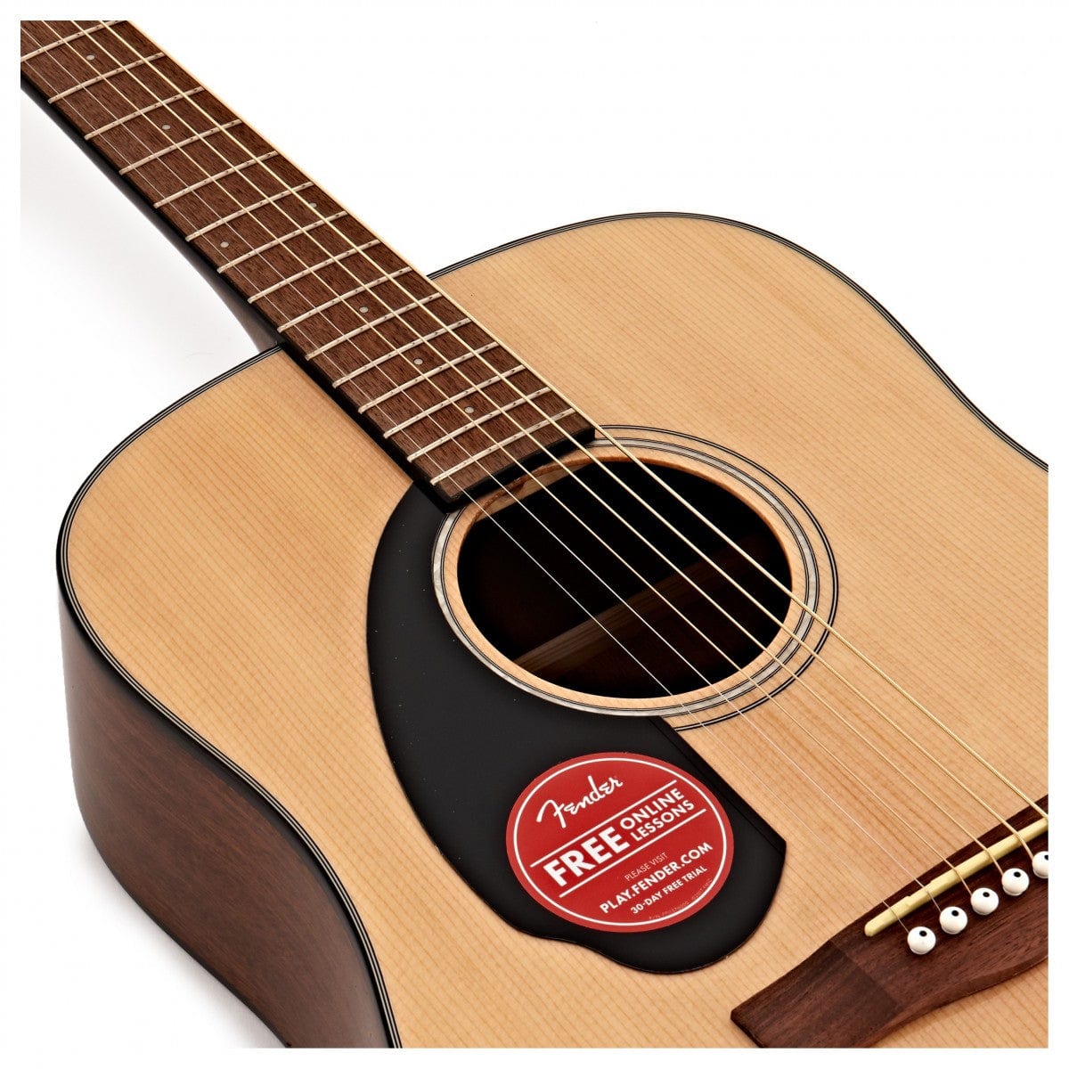 Fender CD-60S Left Hand Walnut Natural Acoustic Guitar