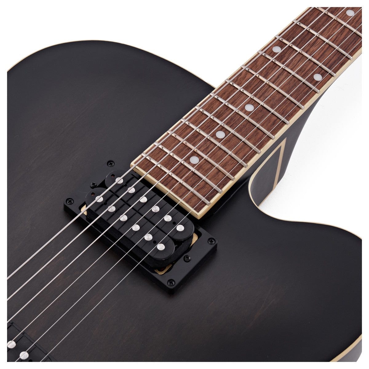Ibanez Artcore AF55 TKF Trans Black Flat Guitar