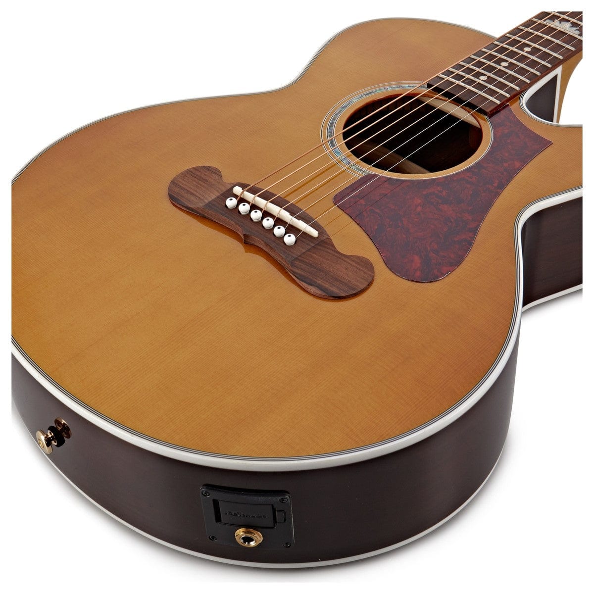 J-200 EC Studio Parlor - Vintage Natural Electro Acoustic Guitar