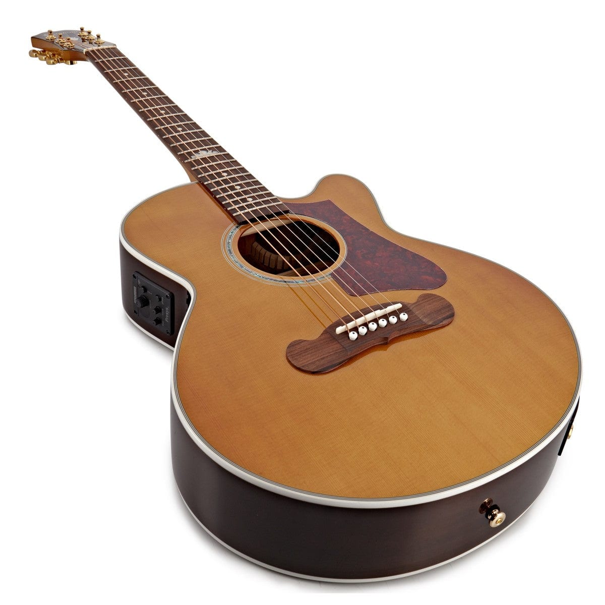 J-200 EC Studio Parlor - Vintage Natural Electro Acoustic Guitar