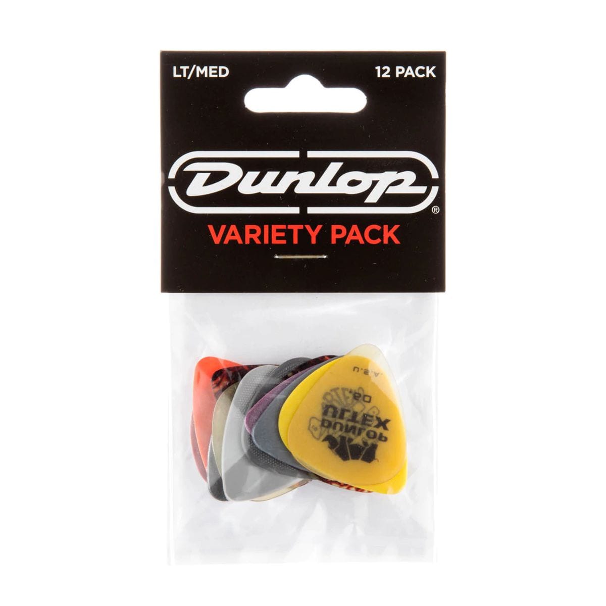 Jim Dunlop Variety Light Medium Plectrums 12 Pack