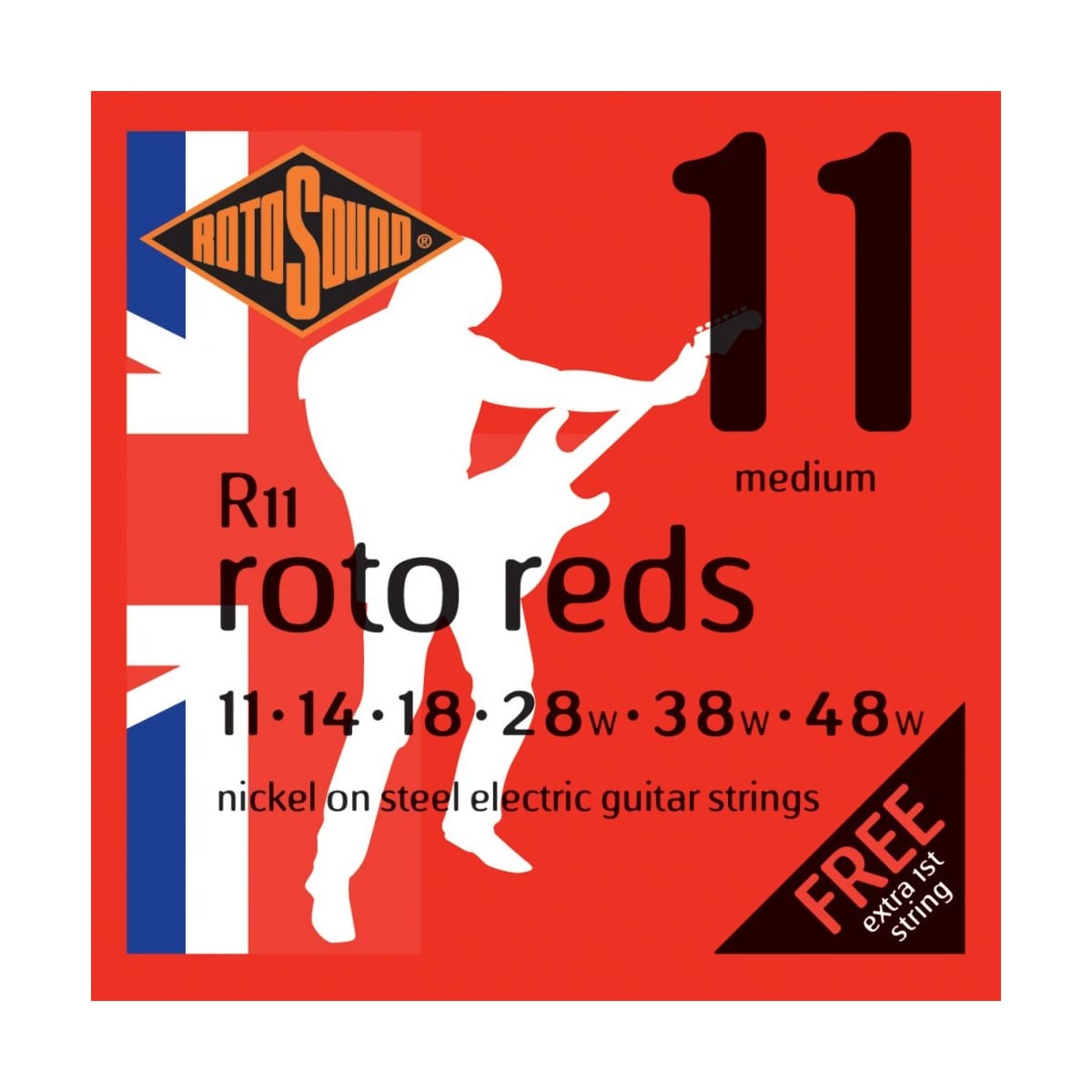 Rotosound R11 Roto red set