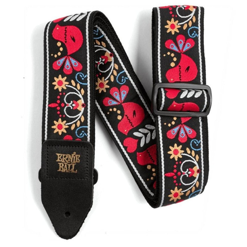Ernie Ball Jacquard Guitar Strap Redbird Rising
