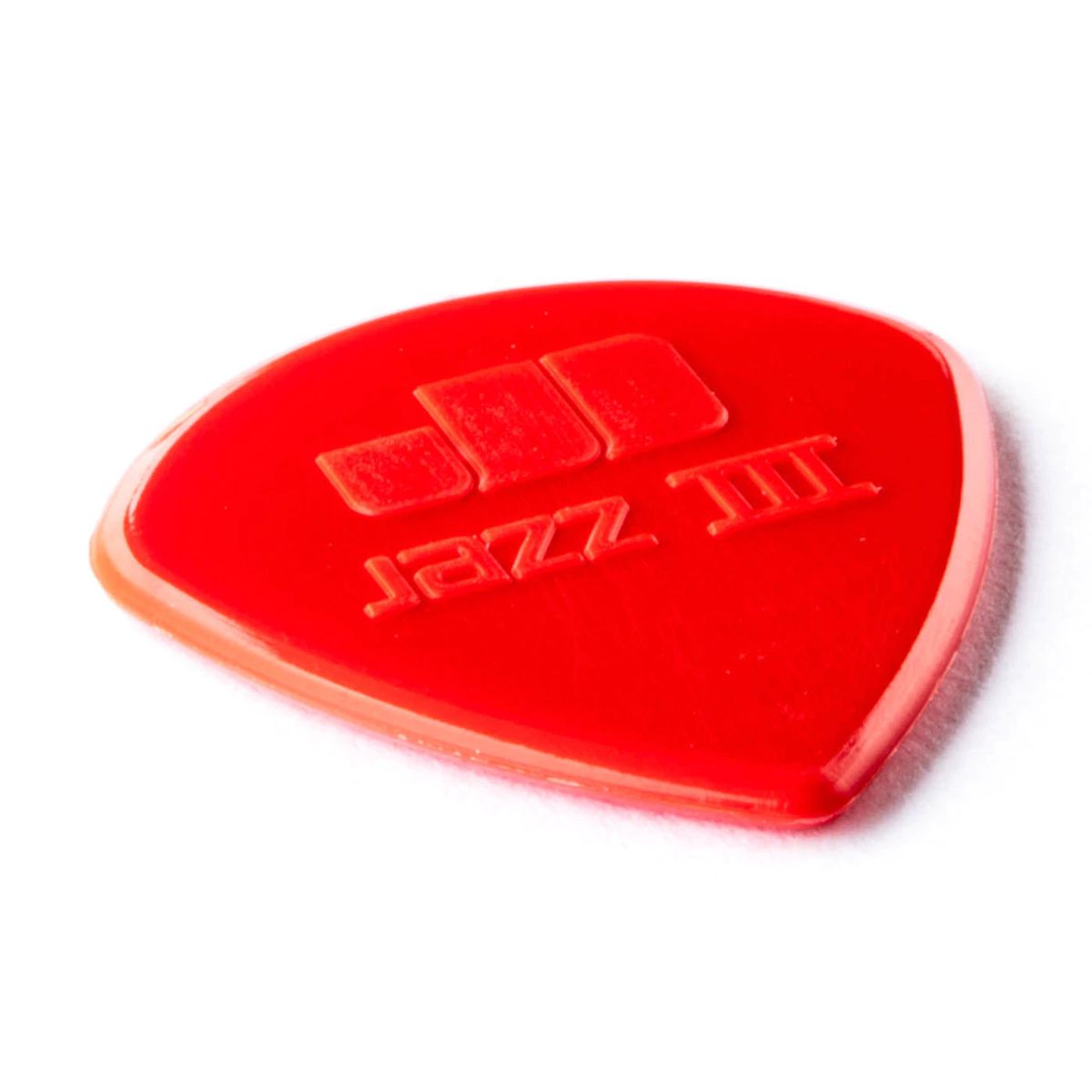 Jim Dunlop Nylon Jazz III Plectrums Red 1.38mm 6 Pack
