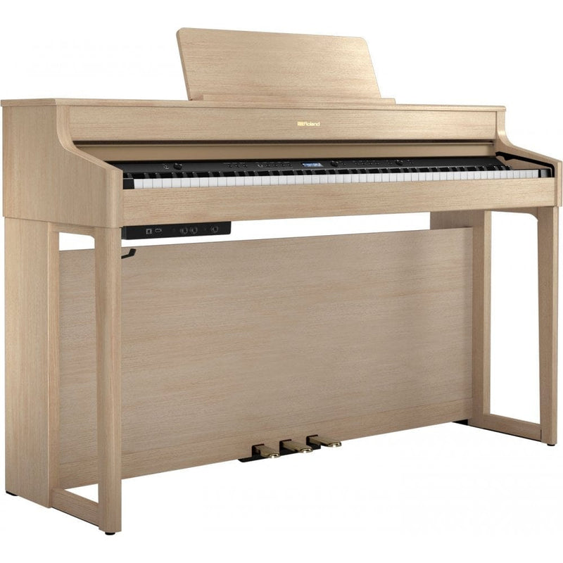 Roland HP702 Digital Piano; Light Oak