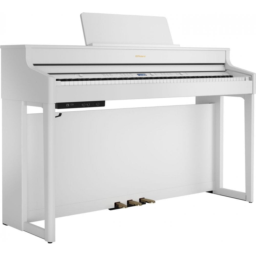 Roland HP702 White Digital Piano Value Package