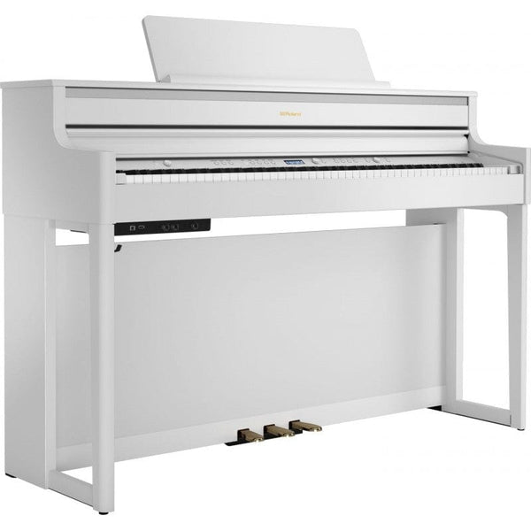 Roland HP704 White Digital Piano Value Package