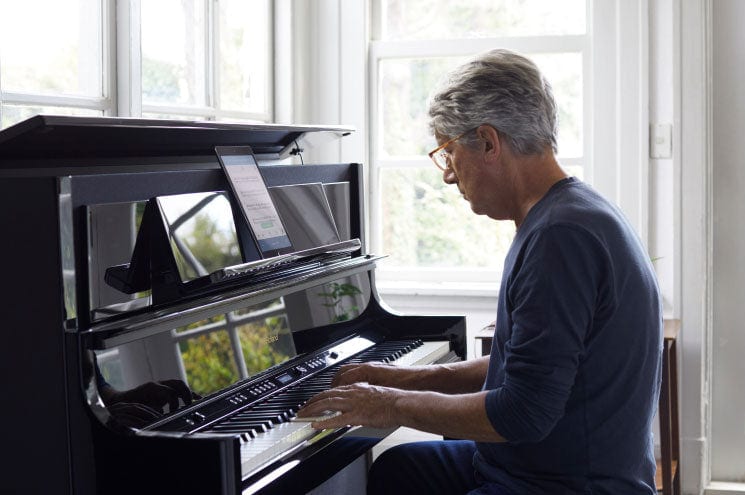 Roland LX708 Digital Piano; Polished Ebony