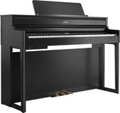 Roland HP704 Charcoal Black Digital Piano Value Package