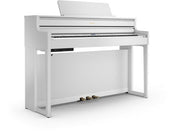 Roland HP704 Digital Piano; White