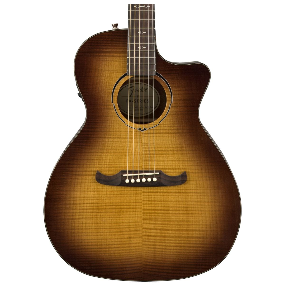 Fender FA-345CE Tea Burst Electro Acoustic Guitar