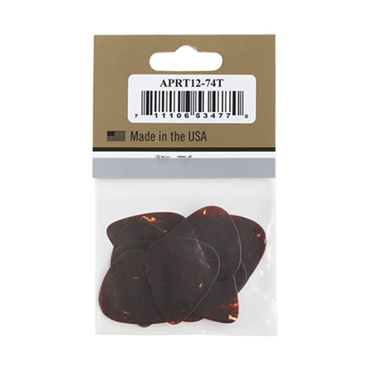 Gibson Tortoise Guitar Picks Thin 12 Pack