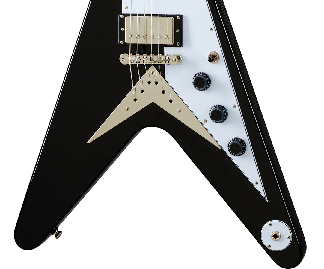 Epiphone Original Designer Collection Flying V Ebony Guitar