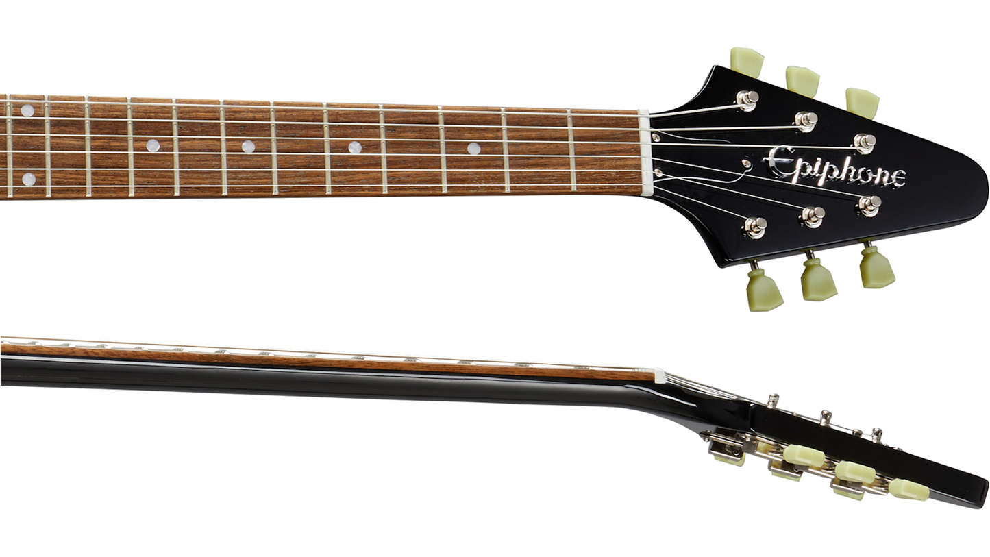 Epiphone Original Designer Collection Flying V Ebony Guitar