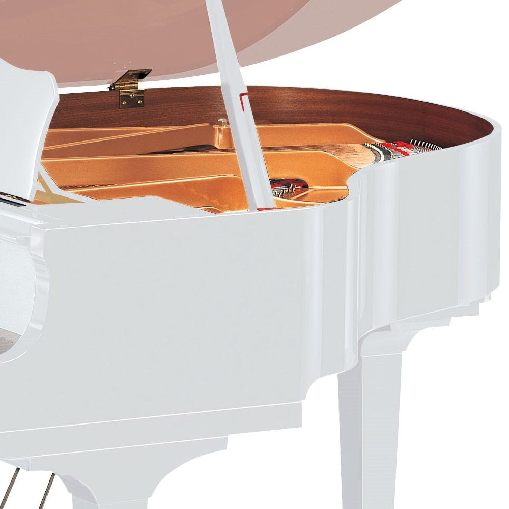 Yamaha GB1K Baby Grand Piano; Polished White