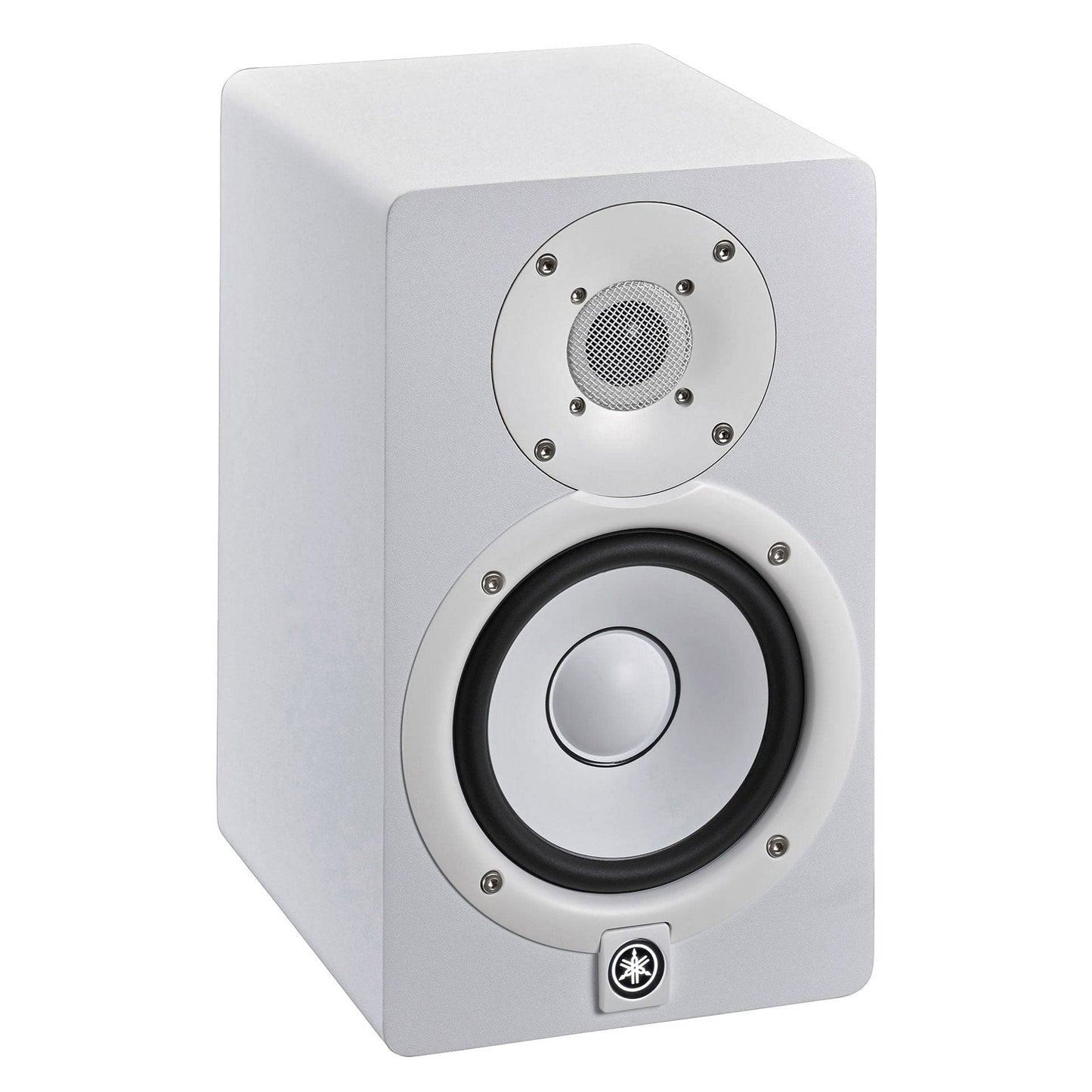 Yamaha HS5 Studio Monitor Speakers Pair; White With FREE Jack Cables & TW-E3B Earbuds Offer