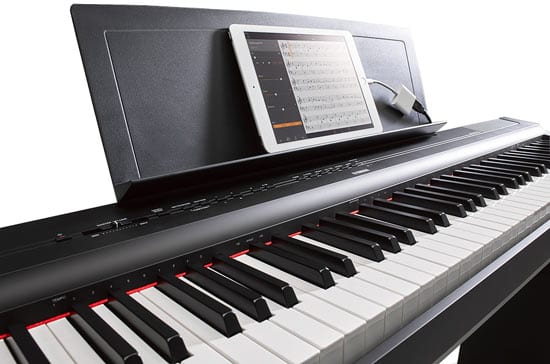 Yamaha P121 Digital Piano; Black