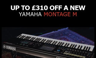 Save up to £310 on Yamaha Montage M Keyboards