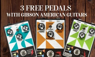 Get Three FREE Maestro Pedals with Every Gibson USA Electric Guitar