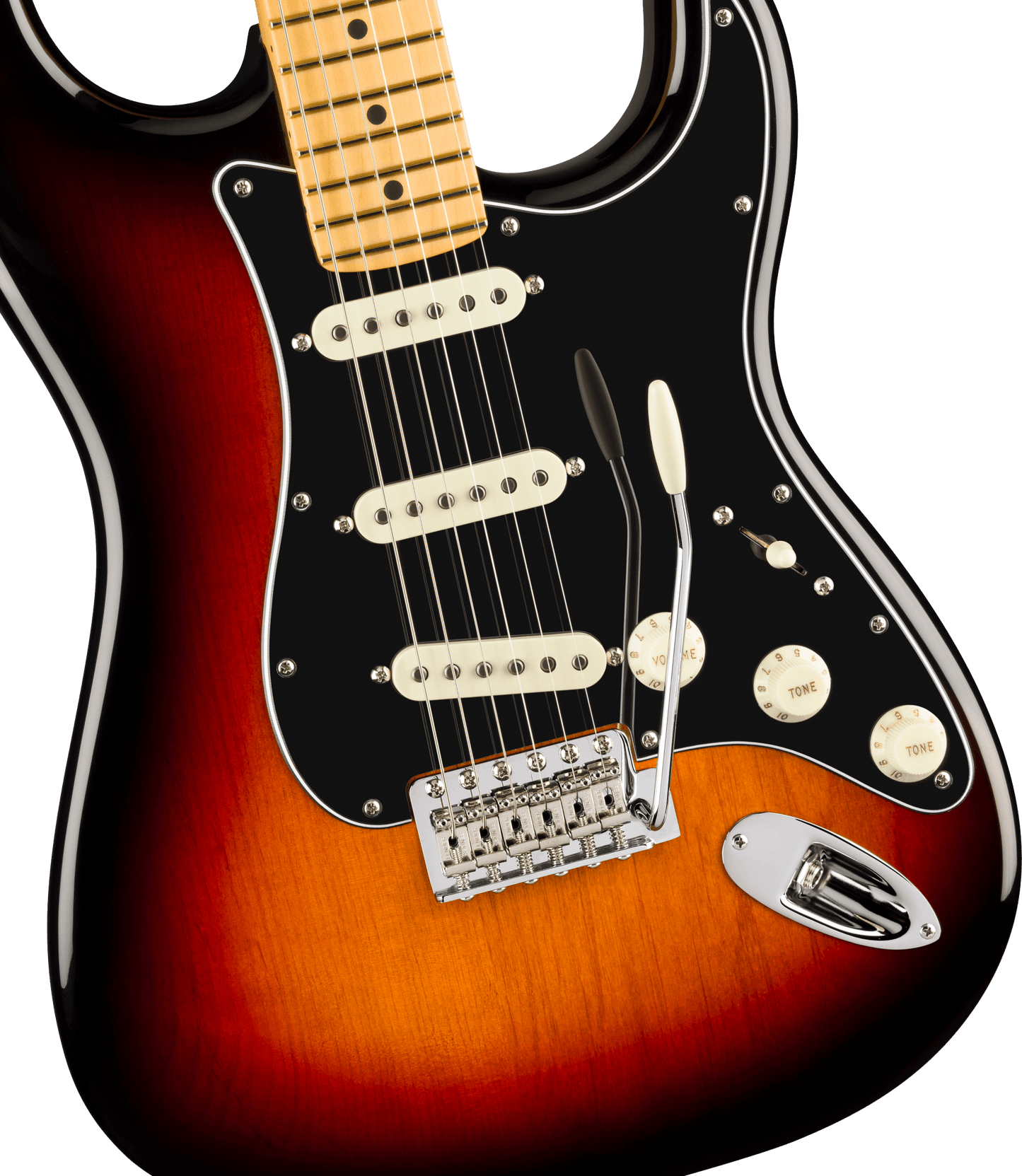 Fender American Professional Classic Stratocaster; Maple Fingerboard, 3-Color Sunburst