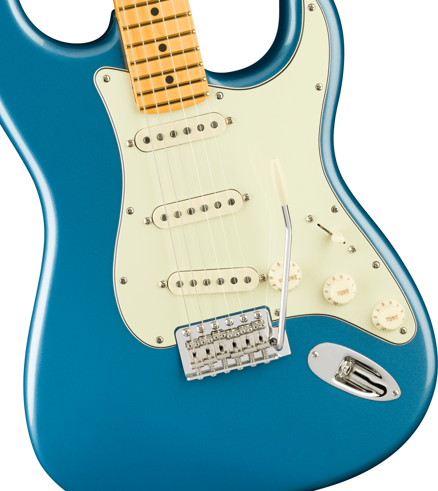 Fender American Professional Classic Stratocaster; Maple Fingerboard, Faded Lake Placid Blue