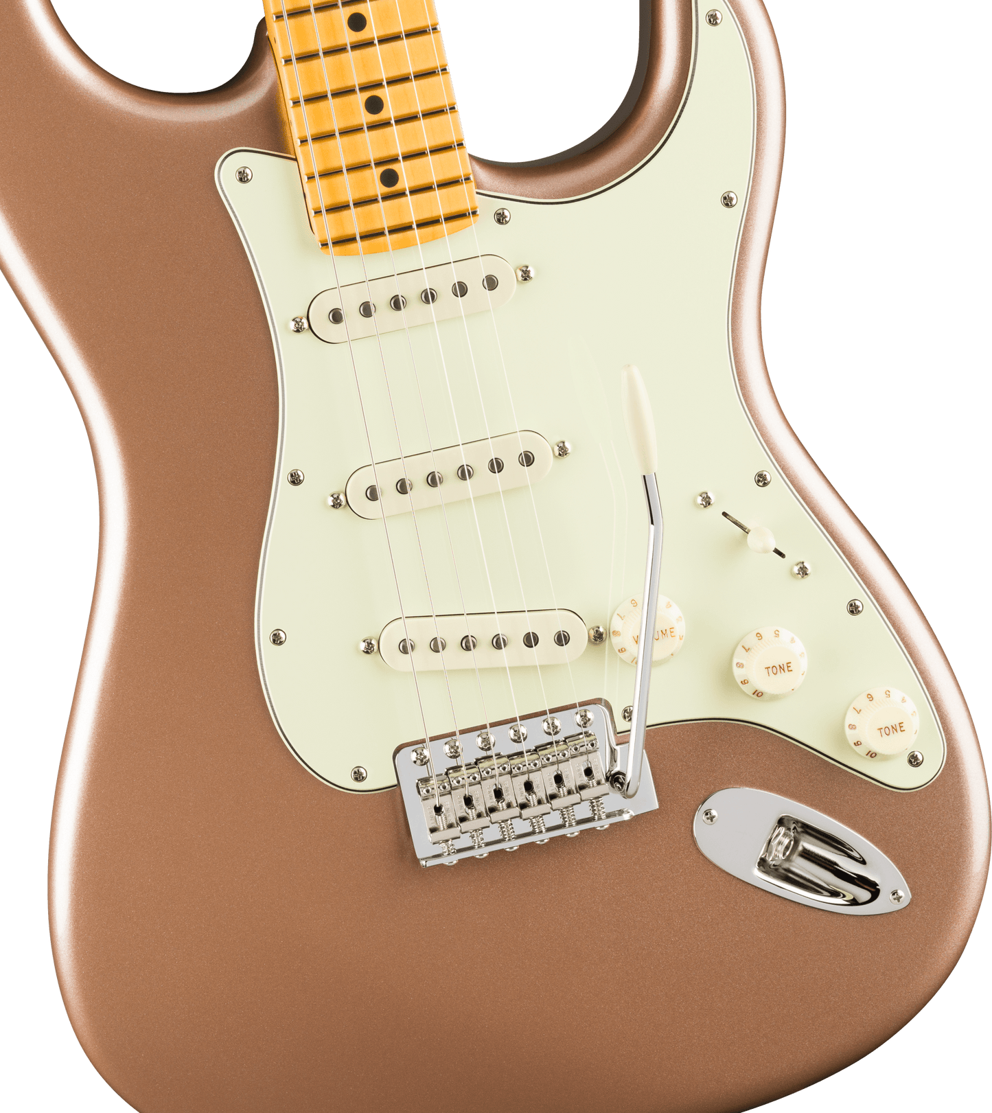 Fender American Professional Classic Stratocaster; Maple Fingerboard, Faded Firemist Gold