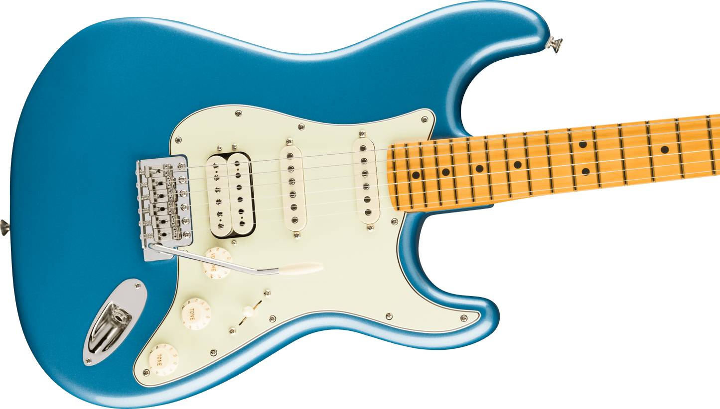 Fender American Professional Classic Stratocaster HSS, Maple Fingerboard, Faded Lake Placid Blue