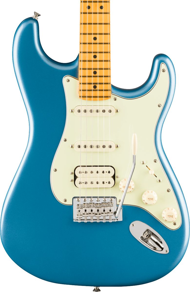 Fender American Professional Classic Stratocaster HSS, Maple Fingerboard, Faded Lake Placid Blue